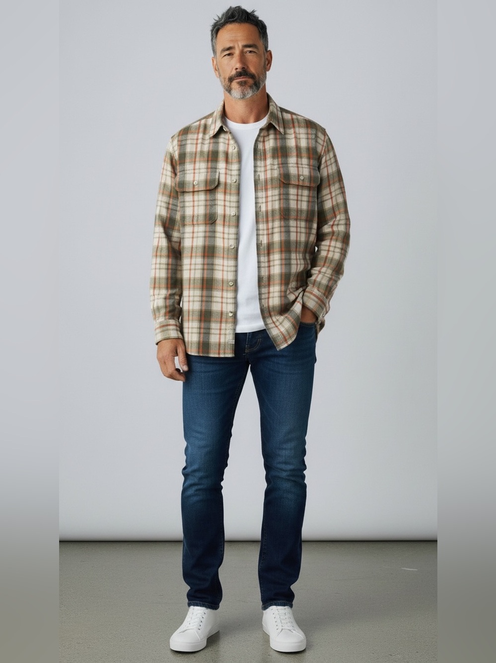 Quicksilver Waterman Flannel Shirt Size XL